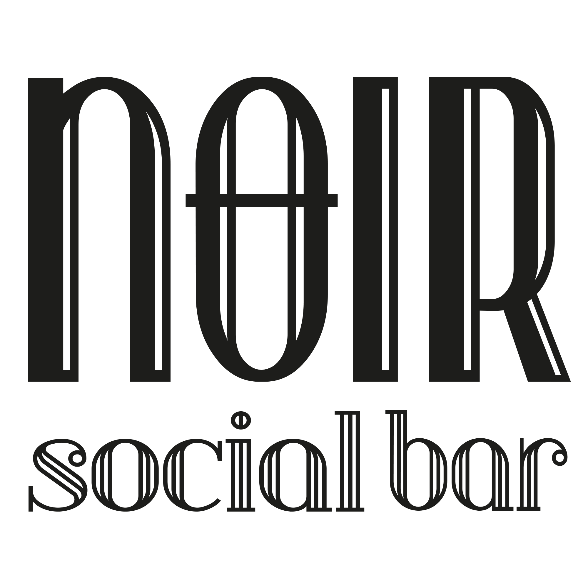 NOIR Social Bar Logo